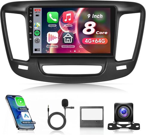 8 Core 4G+64G Android 13 Car Stereo Radio for Chrysler 200 200C 200S 2015-2019, Wireless Carplay Android Auto, Rimoody 9 Inch Touchscreen GPS 4G-WiFi DSP-36 Mirror Link 59-UI Themes BT FM Camera in Saudi Arabia