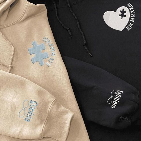 Personalized Embroidered Mr Mrs Sweatshirts Custom Name Date Anniversary Matching Couples Shirts Gifts for in Saudi Arabia