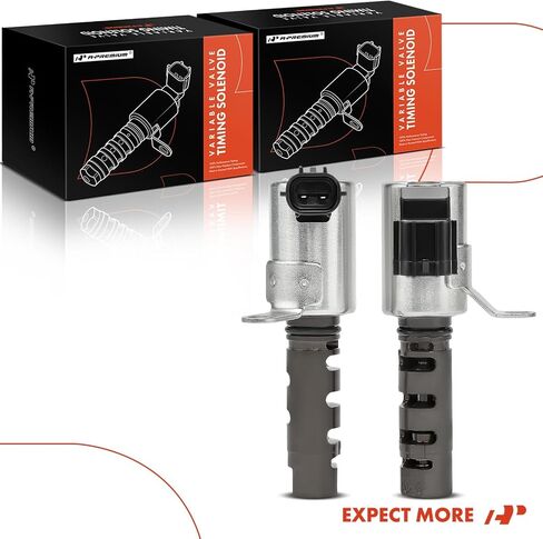 A-Premium 2-PC Left and Right Engine Variable Valve Timing (VVT) Solenoid Compatible with Toyota Tundra 2005-2009, 4Runner 2003-2009, Sequoia 2001-2009 & Lexus SC430 2002-2010, SC400 1997-2000 in Saudi Arabia