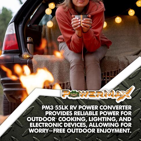 إمدادات PowerMax PM3-65POWER ، AC إلى DC Converter 110VAC إلى 12VDC 65AMP ، شاحن البطارية مع وضع شحن ذكي من 3 مراحل ، مروحة تبريد مدمجة ومؤشر LED ، متوافق مع الليثيوم in Kuwait