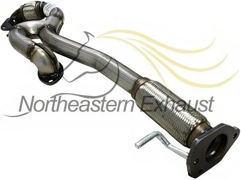 Northeastern Exhaust | Stainless Steel - Exhaust Front Flex Pipe Compatible for GMC Terrain & Chevrolet Equinox 2012 3.0L - Includes Gaskets | Automotive Replacement Parts in Saudi Arabia