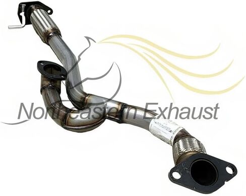 Northeastern Exhaust | Stainless Steel - Exhaust Front Flex Pipe Compatible for GMC Terrain & Chevrolet Equinox 2012 3.0L - Includes Gaskets | Automotive Replacement Parts in Saudi Arabia