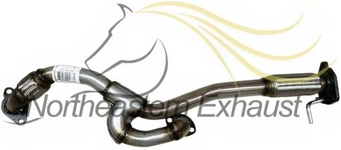 Northeastern Exhaust | Stainless Steel - Exhaust Front Flex Pipe Compatible for GMC Terrain & Chevrolet Equinox 2012 3.0L - Includes Gaskets | Automotive Replacement Parts in Saudi Arabia