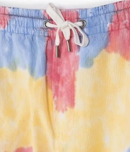 POLO RALPH LAUREN Men's 6" Cotton Seersucker Tie Dyed Classic Fit Shorts (R(1001)/Y, Large) in Saudi Arabia