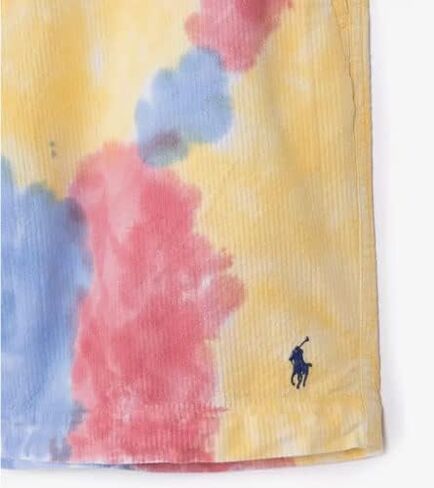 POLO RALPH LAUREN Men's 6" Cotton Seersucker Tie Dyed Classic Fit Shorts (R(1001)/Y, Large) in Saudi Arabia