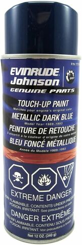 BRP OEM JOHNSON EVINRUDE 1989-93 METALLIC DARK BLUE SPRAY PAINT in Saudi Arabia