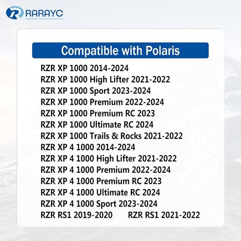 1241084 2540086 طقم مرشح الهواء ومرشح الزيت مع 30222639 قابس شرارة متوافق مع Polaris RZR RS1 2019-2022 ، RZR XP 1000 2014-2024 ، RZR XP 4 1000 2014-2024 Polaris in Saudi Arabia