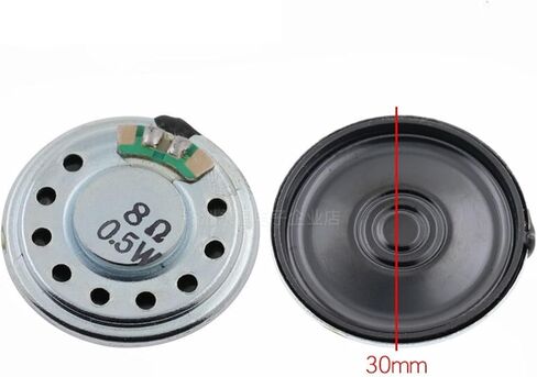 1pcs 8R 0.5W Horn Loud Speaker Buzzer Ringer 20mm 23mm 28mm 30mm 40mm 50mm 8 ohm 0.5W Small Loudspeaker(1Pcs 50mm) in Saudi Arabia