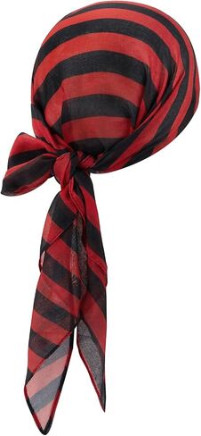 Century Star Pirate Costume Accessories Women Mens Pirate Hat with Pirate Sash Head Scarf Halloween Pirate Bandana Cosplay in Saudi Arabia