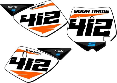 2016-2018 SX 50 SG64 MX Number Plates Senge Graphics Kit متوافقة مع KTM in Kuwait