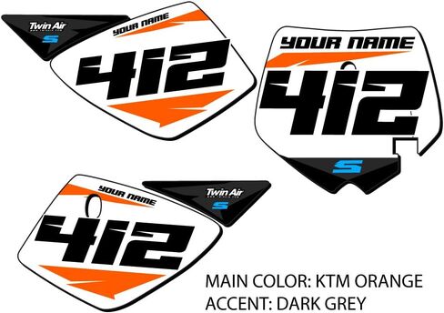 2016-2018 SX 50 SG64 MX Number Plates Senge Graphics Kit متوافقة مع KTM in Kuwait
