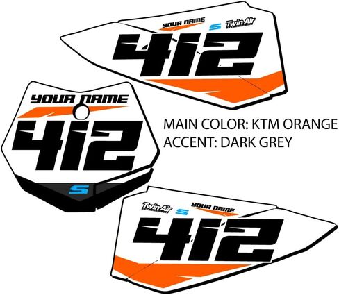 2016-2018 SX 50 SG64 MX Number Plates Senge Graphics Kit متوافقة مع KTM in Kuwait