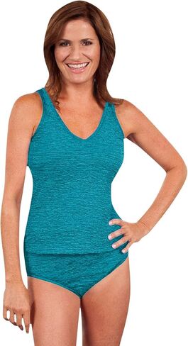 Krinkle Women's High Bread Stins Tankini Clorine Resistant in Kuwait