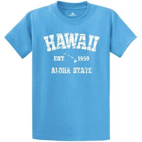 Vintage Hawaiian Islands Tee in 42 Colors and Regular, Big and Tall Sizes in Saudi Arabia