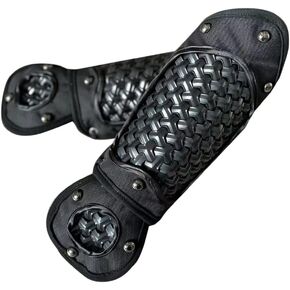 Tactical Extended Armor Arm Wrist Guards, Medieval Warrior Knight Samurai Combat Protector Defense Gear, 1Pair Mountain Pattern in Saudi Arabia