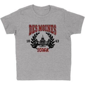 Vacation Des Moines Iowa Kids T-Shirt Youth in Saudi Arabia