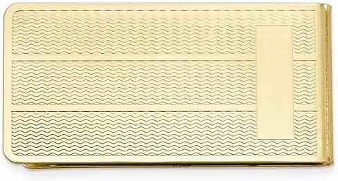 Solid Gold-Tone Money Clip in Saudi Arabia