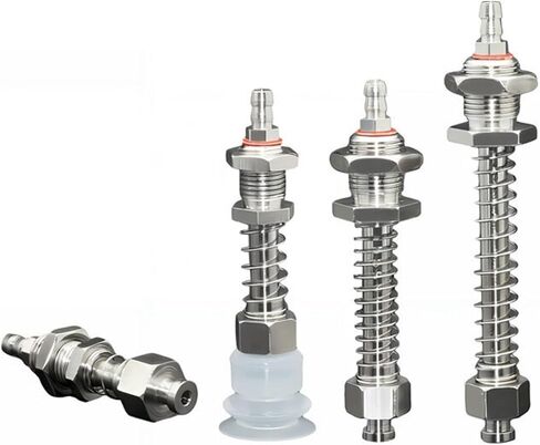 TS المعدنية الهوائية الفراغ كوب الشفط المعدنية العازلة توصيل قضيب 1pcs (TS-M12-L150-11) in Saudi Arabia