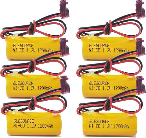 Emergency Light Battery, 1.2V 1200mAh NiCad Exit Sign Battery Compatible with Lithonia ELB1P201NB Lithonia ELB0320 Grainger 4WT20 OSA212 NIC1169 EBE-33 (2 Pack) in Saudi Arabia
