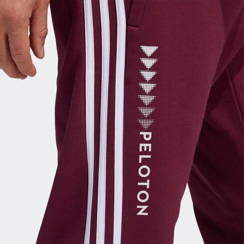 adidas x peloton joggers (الجنس المحايد) للرجال ، بورجوندي ، الحجم l in Saudi Arabia