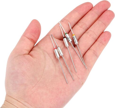 MECCANIXITY 4Pcs Metal Temperature Thermal Fuse RY152 152 °C 305.6 °F 15A 250V Cutoff Thermal Fuse for Motor Transformer Electric Industrial Home Appliance in Saudi Arabia