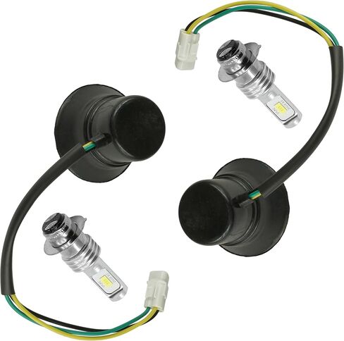 مقبس المصباح الأمامي Caltric ومصباح LED متوافق مع Yamaha Rhino 450 YXR45FA 4x4 2007-2009 in Saudi Arabia
