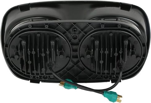 XMT-MOTO 5 3/4" Dual LED Projector Headlight Lamp fits for Harley-Davidson Road Glide models 1998-2013 in Saudi Arabia