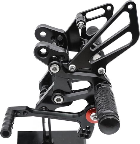 PROCNC Motorcycle Aluminum Rearsets Foot pegs Rear sets Footrest Fit for QJ Motor 550 (Black) in Saudi Arabia