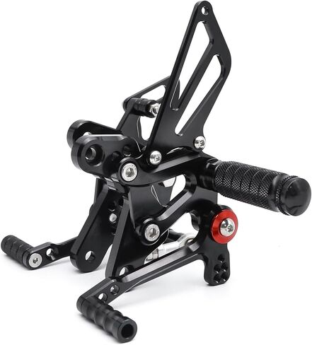 PROCNC Motorcycle Aluminum Rearsets Foot pegs Rear sets Footrest Fit for QJ Motor 550 (Black) in Saudi Arabia