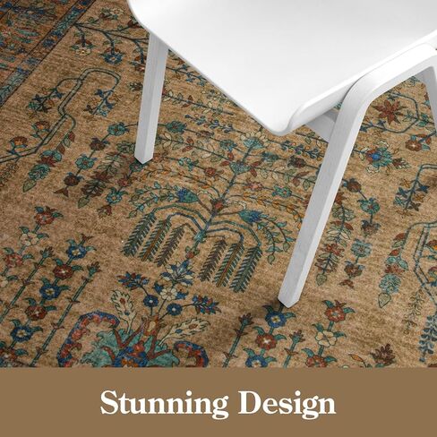 Moynesa Boho Black Rug Runners للممرات ، Floral 2x6 Runner Rughn Rugh Non Slip التقليدية العداء in Kuwait