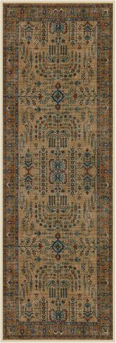 Moynesa Boho Black Rug Runners للممرات ، Floral 2x6 Runner Rughn Rugh Non Slip التقليدية العداء in Kuwait