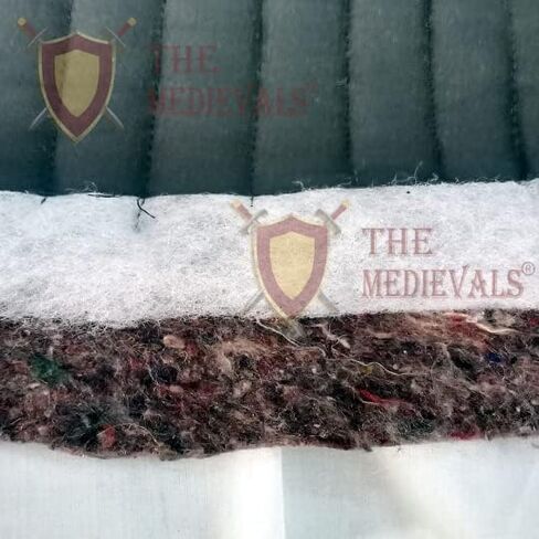 THE MEDIEVALS Gambeson Thick Padded Coat Aketon Jacket Armor, Cotton Fabrics Dress SCA in Kuwait