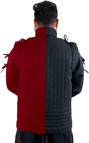 THE MEDIEVALS Gambeson Thick Padded Coat Aketon Jacket Armor, Cotton Fabrics Dress SCA in Kuwait