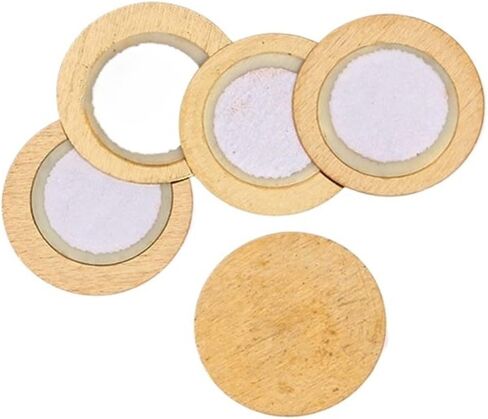 10pcs Piezo Elements Buzzer Sounder Sensor Trigger Drum Disc Copper Piezo Speaker 12MM 20MM 27MM 35MM 50MM Piezoelectric(10pcs 35MM) in Saudi Arabia