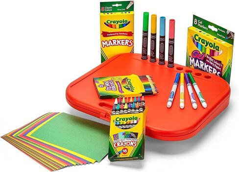 Crayola Ultimate Art Case With Easel, Kids Art Set, 85 Pieces, Gift For Kids Ages 4, 5, 6, 7 [Amazon Exclusive] in Kuwait