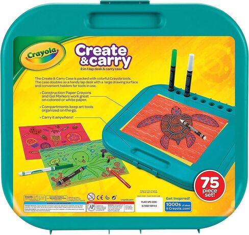 Crayola Ultimate Art Case With Easel, Kids Art Set, 85 Pieces, Gift For Kids Ages 4, 5, 6, 7 [Amazon Exclusive] in Kuwait