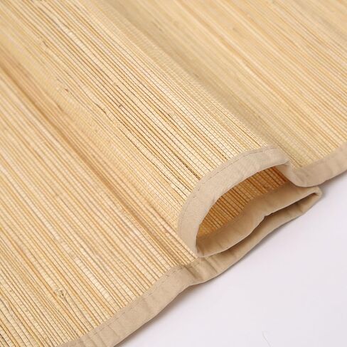 Rattan Jute Window Shades Roman ، مرشح الضوء أو الستائر السوداء المبطنة للنافذة ، البيج in Kuwait