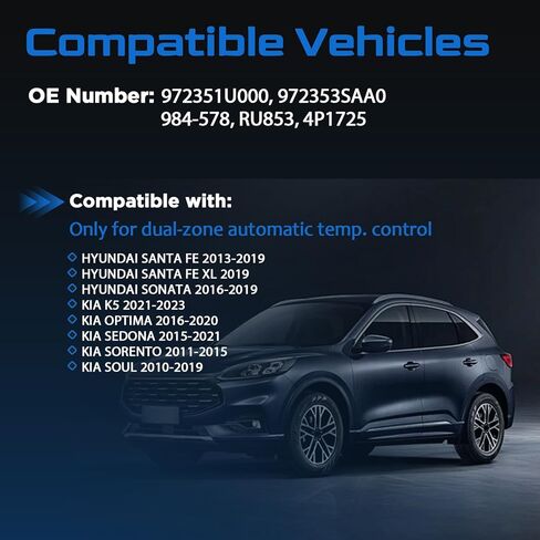 مقاوم محرك منفاخ AITKEN لـ Dodge Ram 1500 2500 3500 Viper Jeep Grand Cherokee Honda Accord Odyssey Ref #5014212AA, 68004539AA, 87138-16130. in Saudi Arabia