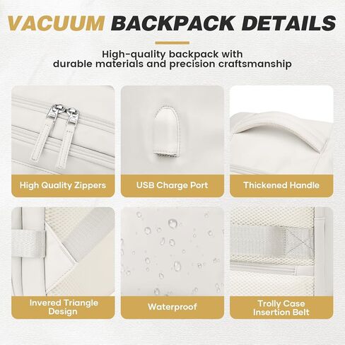 Luggage Sets 3 Piece, Vacuum Suitcase for Travel Hardside Carry on Luggage Set with Spinner Wheels, TSA Lock Hradshell Luggages with Travel Bag (28/24/20/13 Inch, 6 Piece Sets) in Saudi Arabia