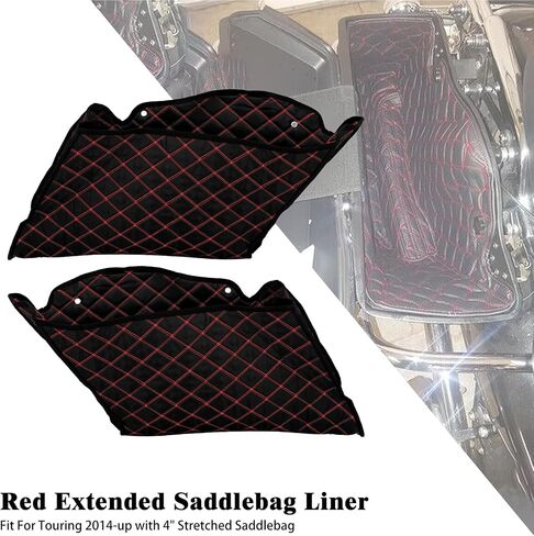 Saddlebag Liners Carpet Insert for 4 inch Stretched Tapered Hard Saddlebags Fit for Harley Touring Road King Road Glide Street Glide Electra Glide in Saudi Arabia
