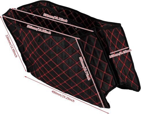 Saddlebag Liners Carpet Insert for 4 inch Stretched Tapered Hard Saddlebags Fit for Harley Touring Road King Road Glide Street Glide Electra Glide in Saudi Arabia