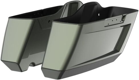 ألواح Advanblack متطابقة مع قيعان السرج المفرومة في Holeshot لـ '14 -23 Harley Touring (Barracuda Silver) in Saudi Arabia