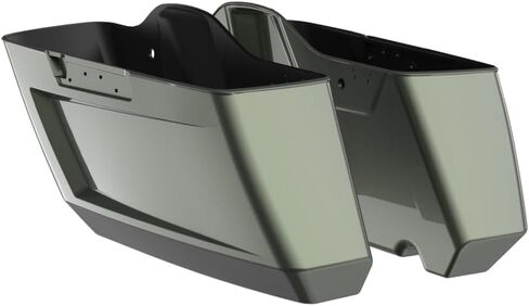 ألواح Advanblack متطابقة مع قيعان السرج المفرومة في Holeshot لـ '14 -23 Harley Touring (Barracuda Silver) in Saudi Arabia