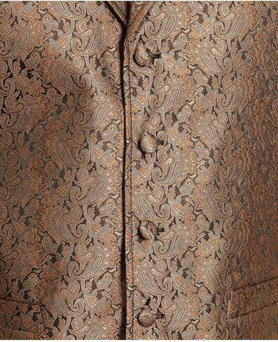 Scully Rangewear Menwar's Rangewear Fabel Paisley Print Stest - RW129 BRN in Saudi Arabia