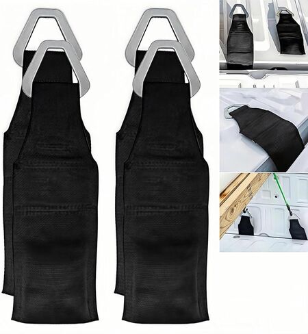 شاحنة Buddiez Ez السرير مرساة | 2 ثانية Snap-On Ratchet الأشرطة Securer | Universal لأشرطة الشحن/التعادل | لا لحام ، لا مادة لاصقة (4) in Kuwait