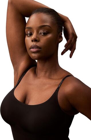 Calvin Klein Womens Shapwear Secure Sculpt Mid-Thigh Bodysuit in Saudi Arabia