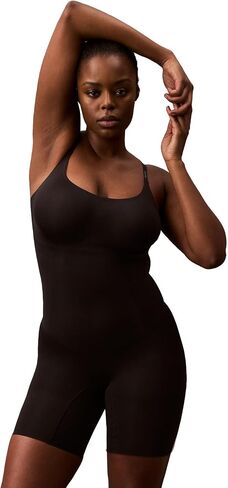 Calvin Klein Womens Shapwear Secure Sculpt Mid-Thigh Bodysuit in Saudi Arabia
