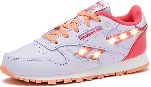 Reebok Kid's Classic Leather Step N' Flash 2.0 Sneaker in Saudi Arabia