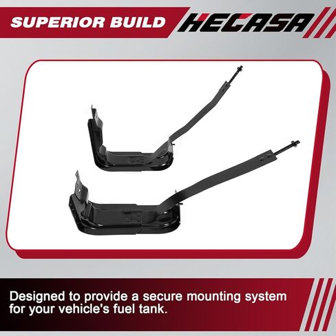 Hecasa Fuel Tank Hanger مع حزام متوافق مع Chevy Chevrolet & GMC Pickup Truck 1973-1986 C/K Series 1987-1991 R/V سلسلة غاز الوقود الأمامية والخلفية مثبتة in Saudi Arabia