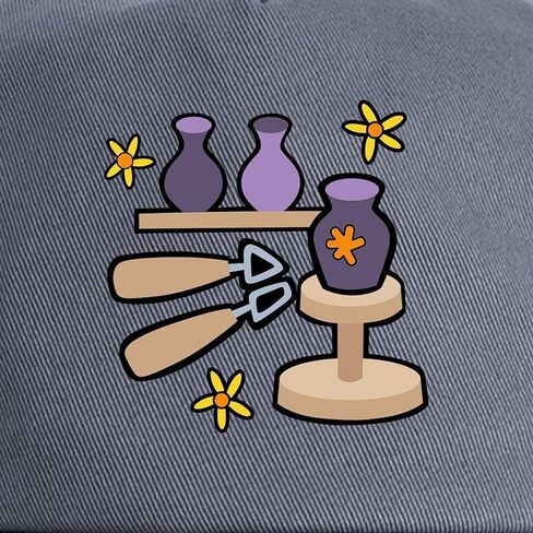 Cafepress Pottery Hobby Tools Capball Cape Baseball Cap in Kuwait